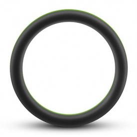 Черно-зеленое эрекционное кольцо Silicone Go Pro Cock Ring